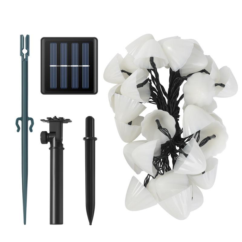 LED Solar String Light Garden Decoration Mushroom Lights IP65 Waterproof Garland Patio Decor Outdoor Solar Lights Fairy Light