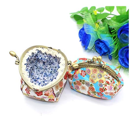 (pont du monde) Clasp Wallet Coin Purse Clasp Wallet Pouch Japanese Pattern Kyoto Stylish Cute Chara