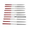 10Pcs Needle File Set Hardened Sturdy Durable Comfortable Handle Convenient Jewelry Files5x180mm