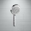 High Quality Chrome ABS Plastic Handheld Shower Heads 3 Functions Hot Sale for Easy Installation Online Technical Support Hotels