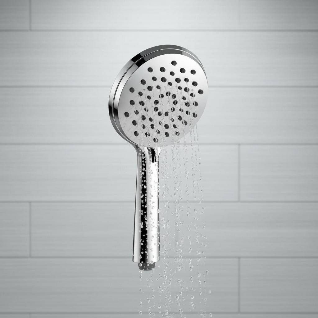 High Quality Chrome ABS Plastic Handheld Shower Heads 3 Functions Hot Sale for Easy Installation Online Technical Support Hotels