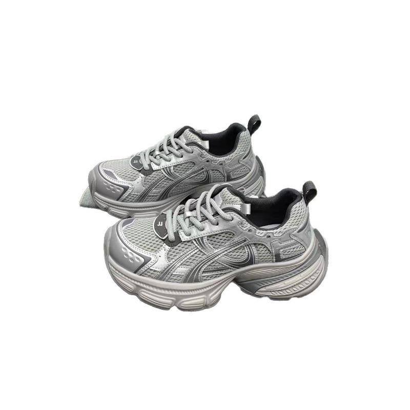 Summer and Autumn New Thick-soled Fashion Dad Shoes Women's Mesh Lightweight Casual Sports Shoes Women's Tide