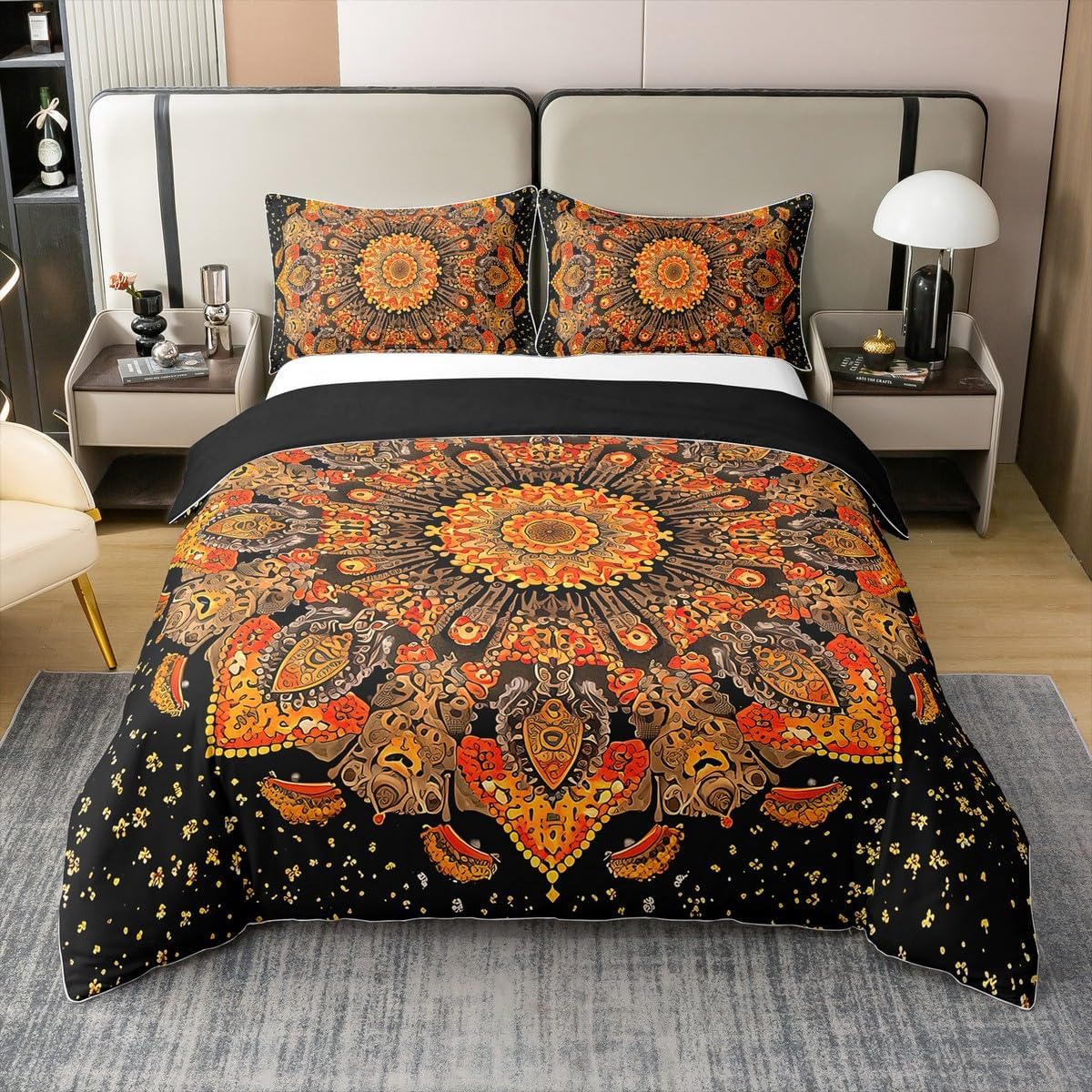 

Натуральный Богемный Цветочный Комплект Пододеяльника, Экзотический Постельный Комплект, Винтажный Модный Чехол для Одеяла, Покрывало в Богемном Стиле для Декора Спальни 90x200m