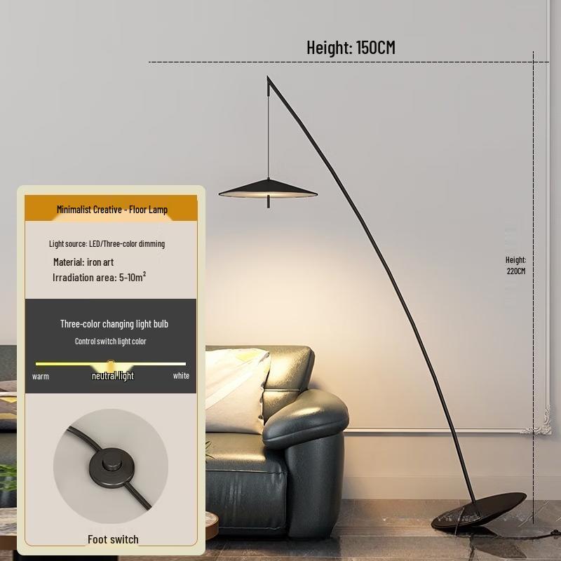 Nordic Modern Fisherman LED Floor Lamp