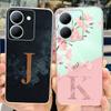 For Vivo Y36 Case V2247 New Letters Cover Clear Silicone Soft TPU Phone Case For Vivo Y36 5G Y 36 VivoY36 V2248 Back Cover Coque