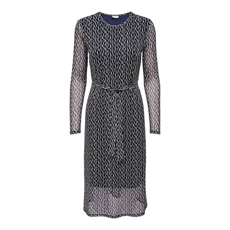 Casual Long Dress Long Sleeves Round Neck Elsa Sky Captain Woman JDY