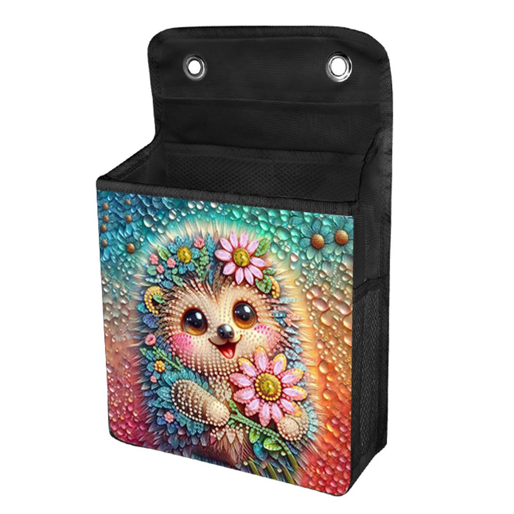 Christmas DIY Diamond Art Hanging Storage Bags Canvas Diamond Painting Hanging Storage Bag Diamond Painting Wall Hanging Bags