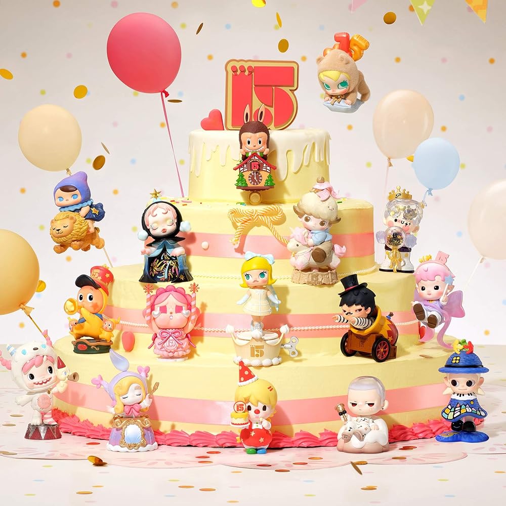 Pop Mart Celebrating 15th Anniversary Series Blind Box Figure Premium Toy Original Character 1 Piece