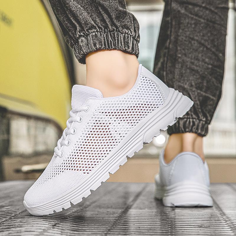 

Black versatile sneakers women s new lightweight travel and leisure mesh breathable running shoes 47