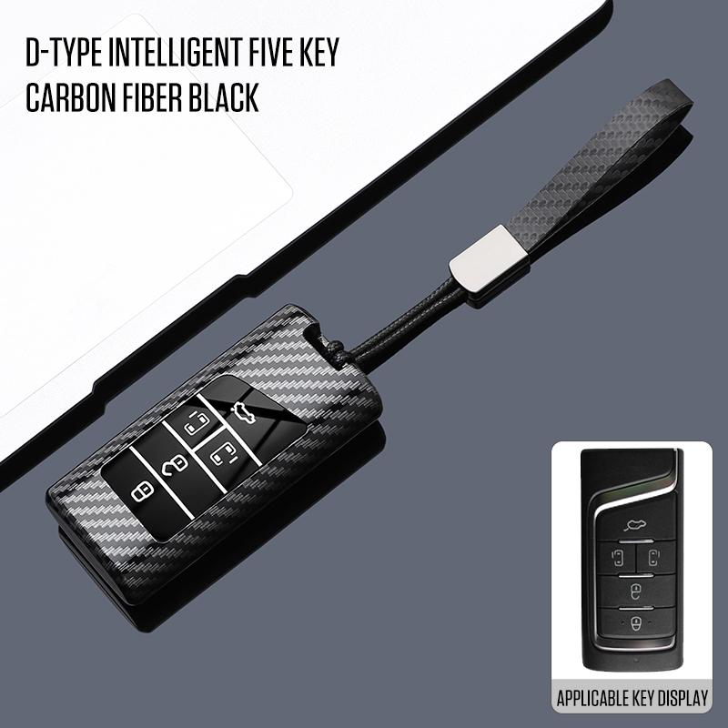 Interior Mouldings Car Key Case Cover For GAC Trumpchi GS4 GM8 GA3 GA6 SGS7 GA4 GS5 GS3 Legend GS8 Keychain Keyless Box Accessor