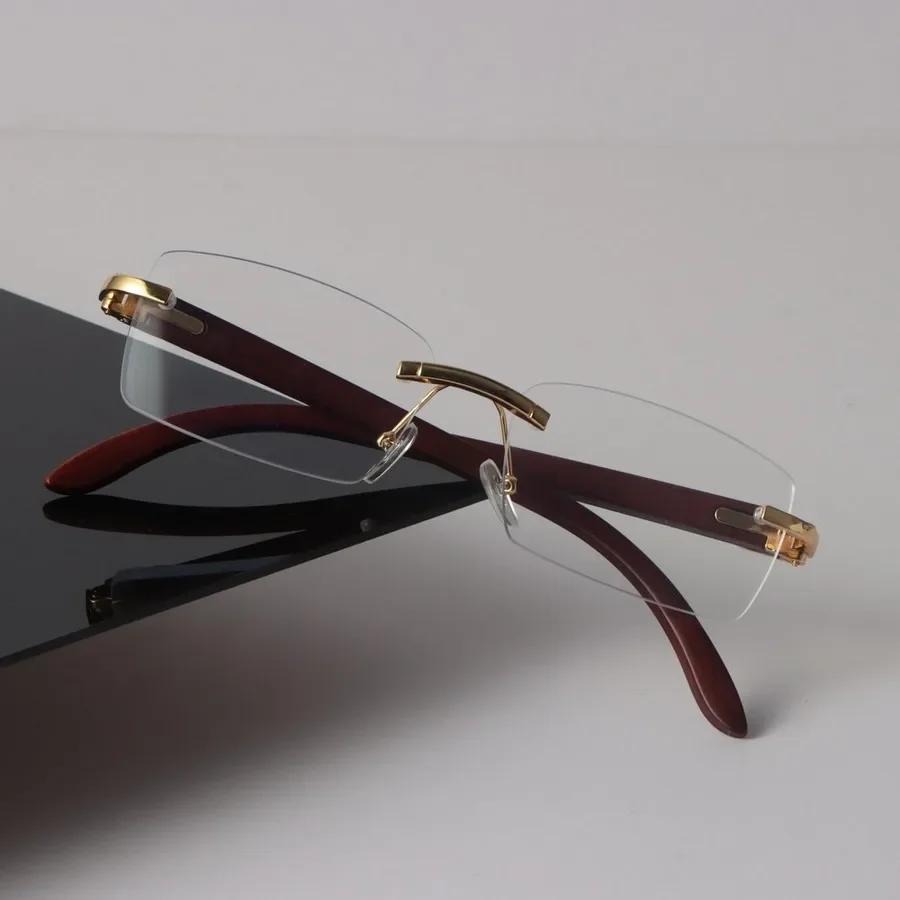 Wipon Men's Luxury Square Frame Eyeglass Wo Minimalist Transparent Glasses Cool Clear Lens Frame Glasses Oculos