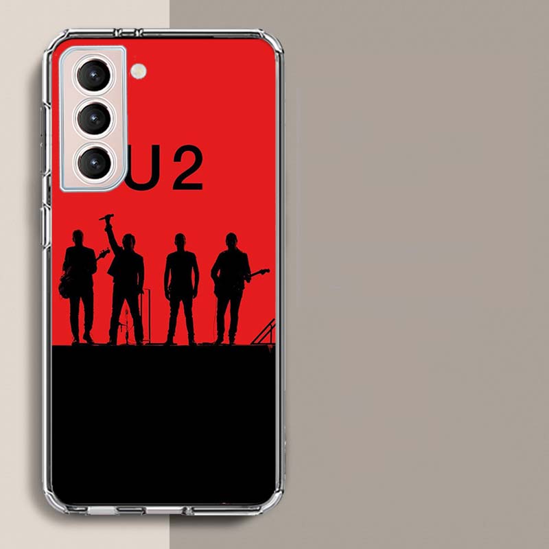 Band U2 Phone Case For Samsung A16 A26 A36 A56 A17 A15 A25 A35 A55 A14 A24 A34 A54 A04S A05S Galaxy Note 20 10 9 8 A9 A8 A7 A6 C