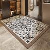 Nordic Retro Ins Entrance Door Wear-resistant Floor Mat Kennel Velvet Home Dust Scraping Entry Door Mat