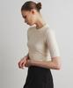 Aheule Serein Lace T-Shirt_Cream