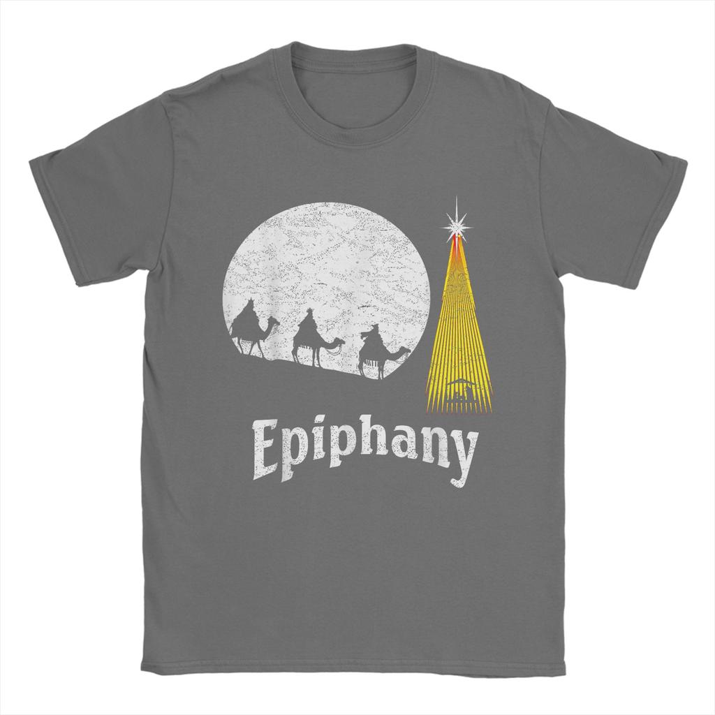 Funny Wise Men Epiphany Three Kings Day T-Shirts Men Round Neck Cotton T Shirt Christian Short Sleeve Tees Party Clothing
