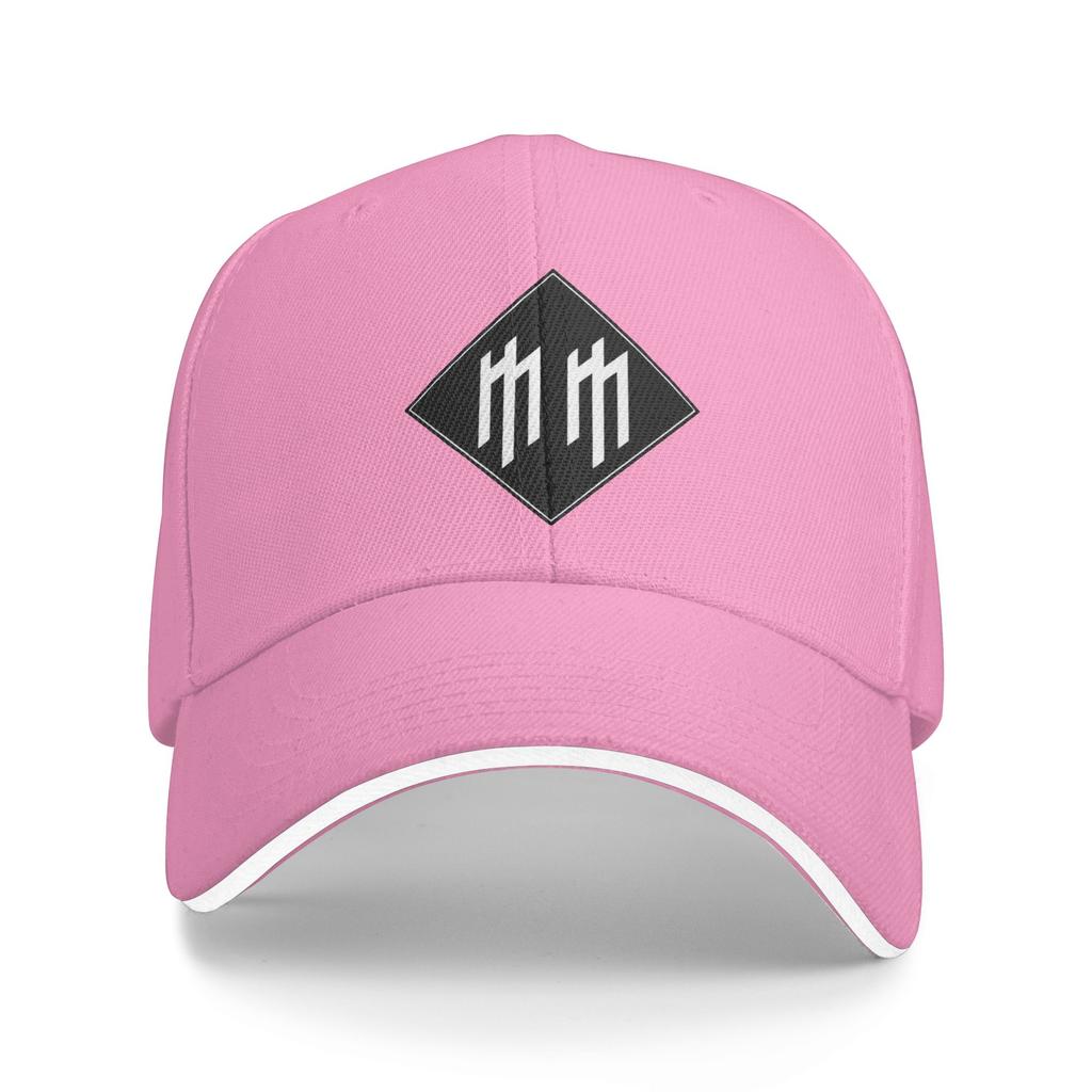 MM Logo Baseball Cap  Tennis Skate High Quality Trucker Hat Female Male Casual Custom DIY Baseball Caps