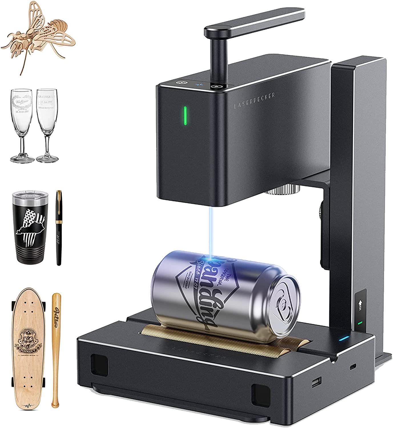 

Laser Engraving Machine LaserPecker2 Home Use Small Portable Laser Processing Machine Capable of engraving 100mm x 2000mm High Precision 2K Fine