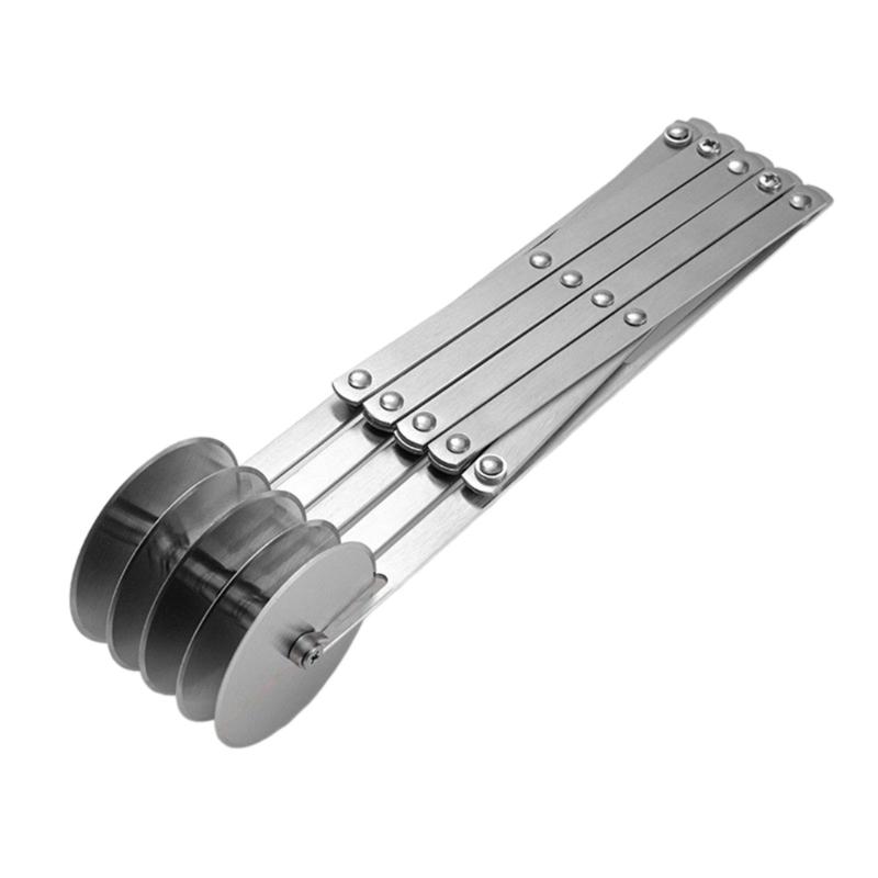 Pizzaschneider mit Rad-Designs Ergonomischer Edelstahl-Pizzaschneider Radschneider für schnelles Schneiden