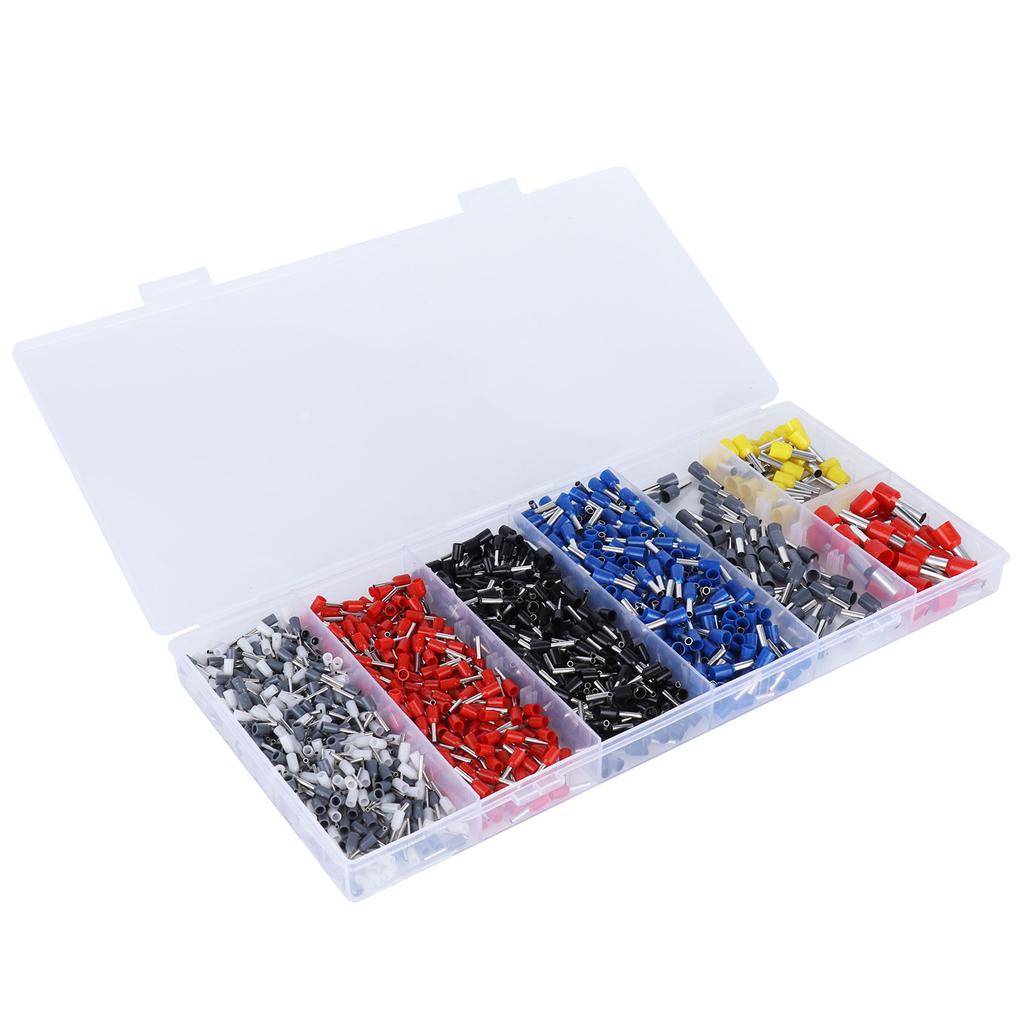 1200Pcs Electrical Wire Connectors Assortment Kit Insulated Wire Terminals Wire Crimp Terminals