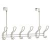 InterDesign Bathroom Hook Door Hanger Neo 02970EJ Holder, 12-Piece Set, Satin,