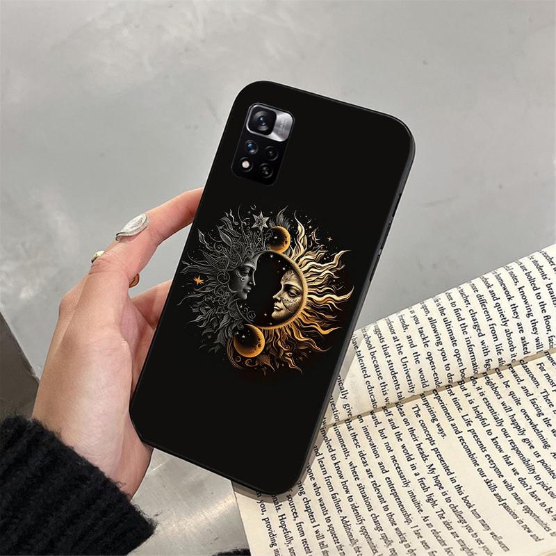 Moon And Sun Phone Case For Xiaomi Redmi Note 13 12 Pro 11S 11 10 Pro 10S 12S Redmi 10 9C 13C