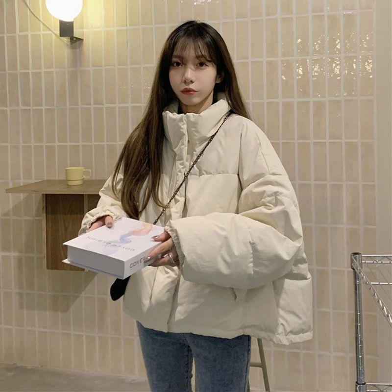 Thickened bread clothes, short down cotton-padded clothes, women's loose autumn and winter coats, and new cotton-padded jackets.