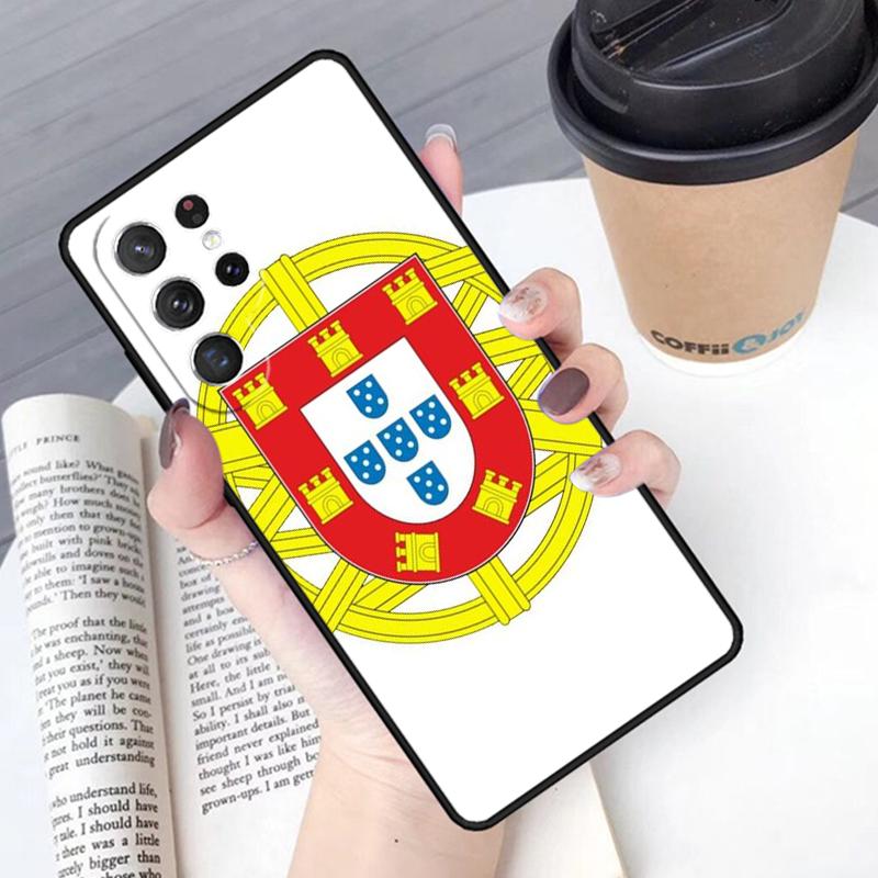 Custodia Cover Bandiera Portogallo Per Samsung Galaxy S24 S25 Ultra S21 S22 Ultra S10E Note 10 Plus Note 20 FE S23