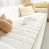 Winter Warm Thickening Plush Cushion New Corduroy Quilted Sofa Towel Couch Cover L-shaped Sectional Anti-slip Modern Sofa Cover
