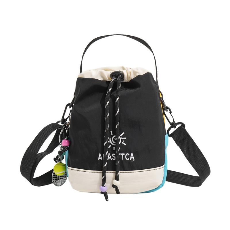 Dual-Use Shoulder Kettle Bag Unisex Outdoor Small Backpack Lightweight Crossbody Bag чёрный