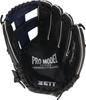 ZETT Catch Ball with Shock Absorbing Elementary School Students and Black X Ocean BDG2112VA Glove, Beginner's, Pads, 11.5-inch (for Up), Right-Handed