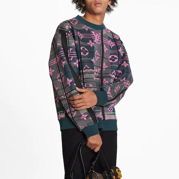 LOUIS VUITTON Monogram Jacquard Sweatshirt 1A8P0J