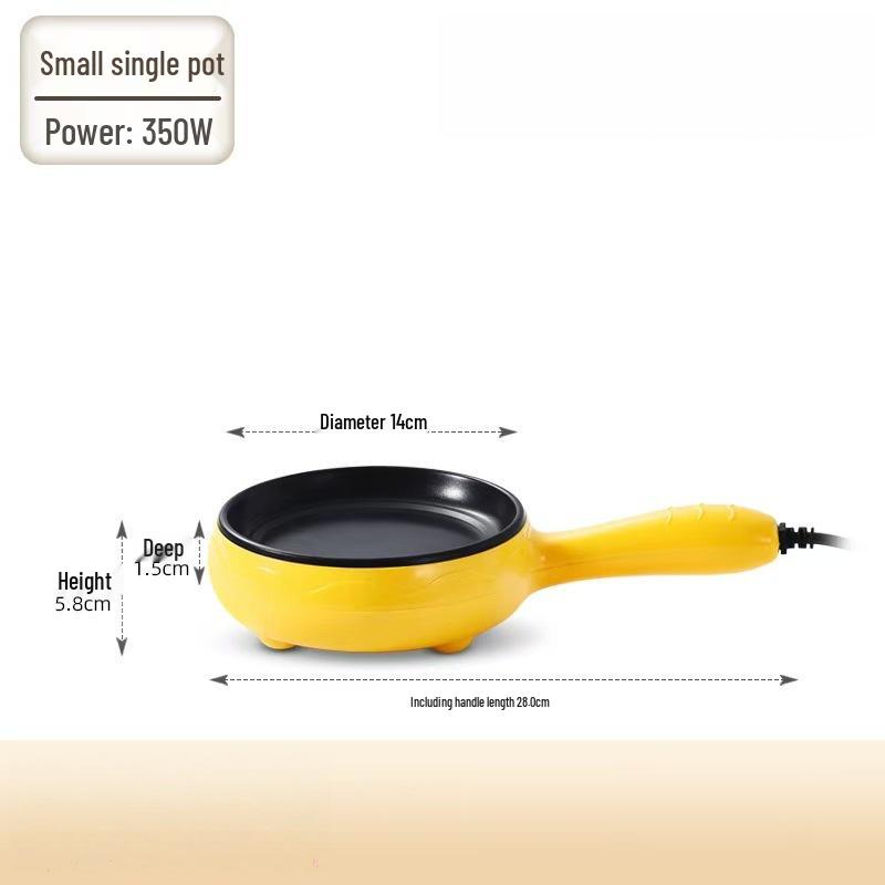 Compact Egg Cooker & Mini Frying Pan with Steamer