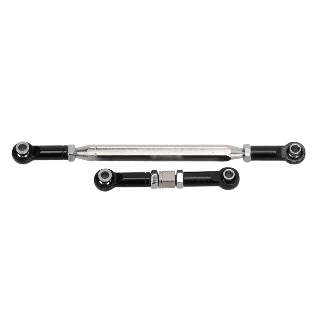 Metal Upgraded Servo Link Rod Steering Pull Rod for MN D90 MN91 MN96 MN99S RC Car PartsBlack