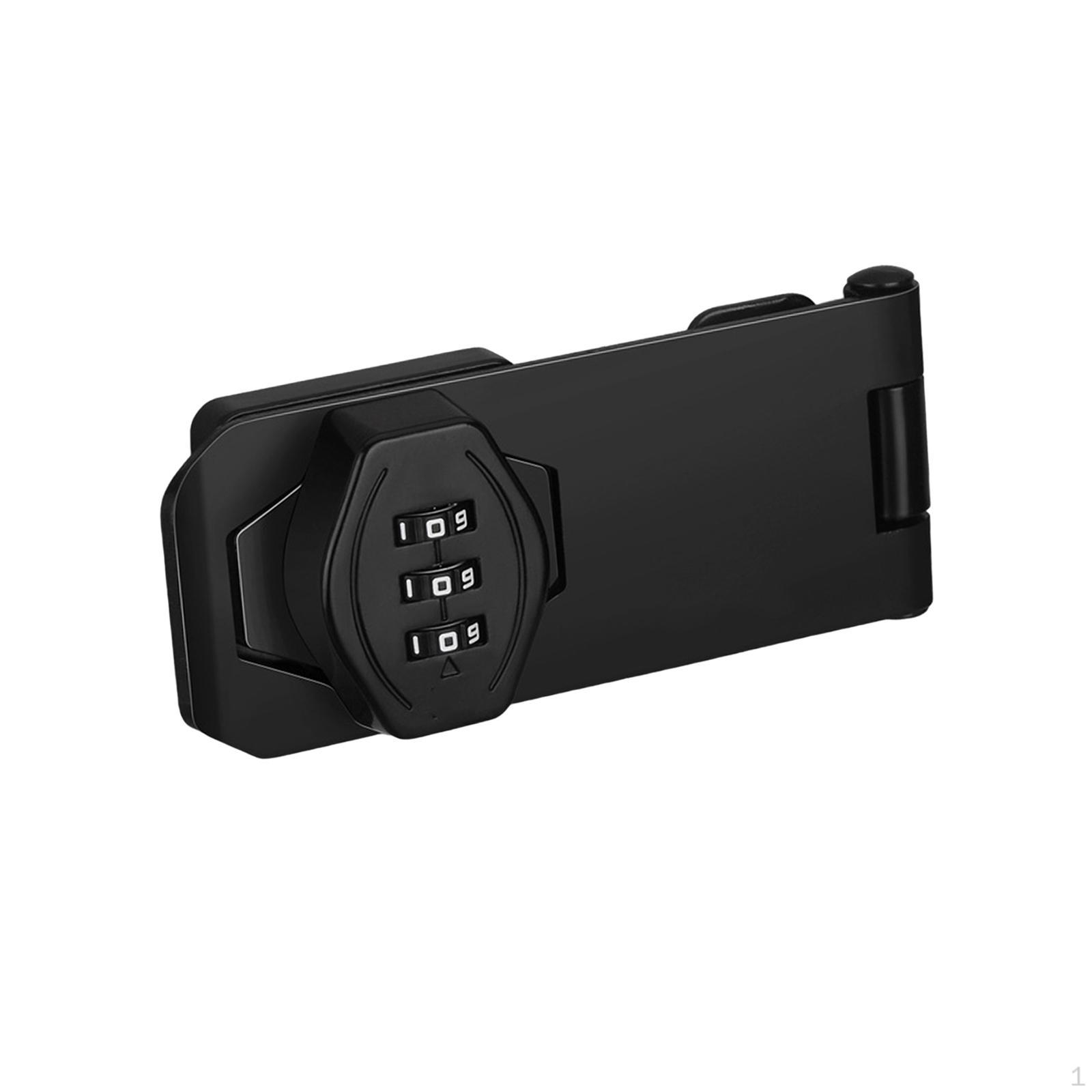 Advanced Security Lock for Compact Storage Areas Black 8x4.1x2.3cm