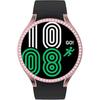 Custodia per orologio con strass, galvanica antiurto, per orologio, paraurti, protezione per lo schermo, per Samsung Galaxy Watch 4