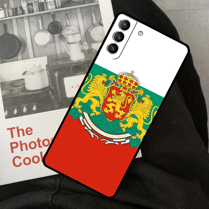 Bulgaria Flag Phone Case For Samsung Galaxy S24 S22 S23 Ultra S20 S21 S24 FE S9 S10 Plus Note 10 20 Ultra