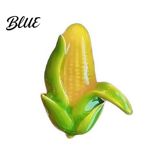 Shirt Brooch Decoration Mini Corn Design Decorative Pin Translucent Glaze