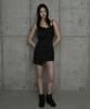ETRE AU SOMMET Double Layer Lace Back Corset Slip (Black)