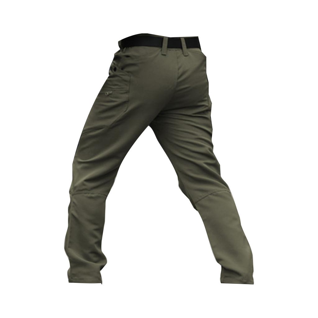 Men's Tactical Pants, Water-Resistant, Durable, Multi-Pocket, Outdoor Workwear, Black, Comfortable Fit