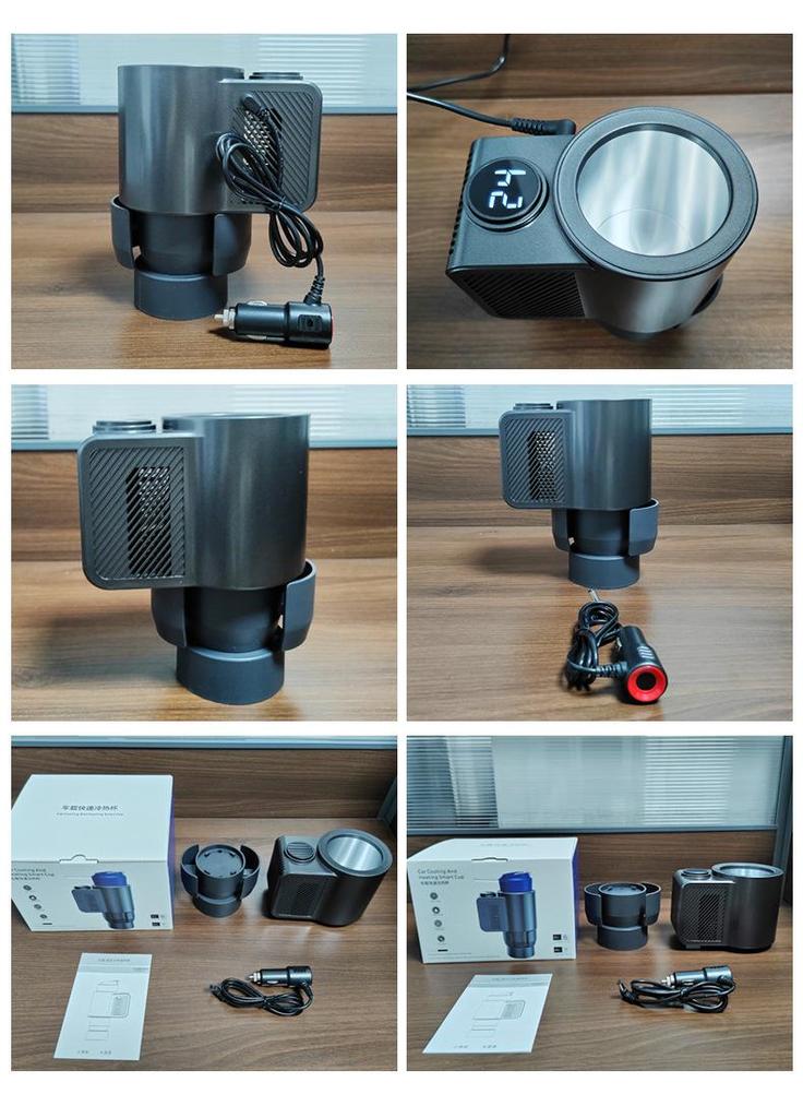 Smart 12V Dual-Use Car Cup: Fast Cooling & Heating Insulation Cup