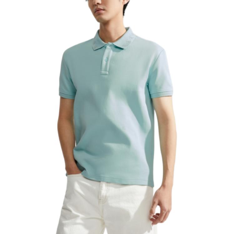 Calvin Klein Ck Jeans Ss24 Solid Color Polo Shirt Men Tops Biquan-Green J325016-CII