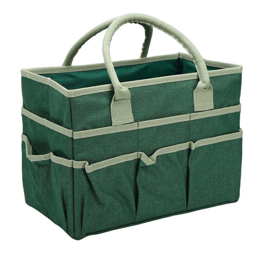 Craft Bag 10 Pockets Oxford Fabric Spacious Arts and Crafts Storage Teacher Stationery Sewing Gardening Tool Bag