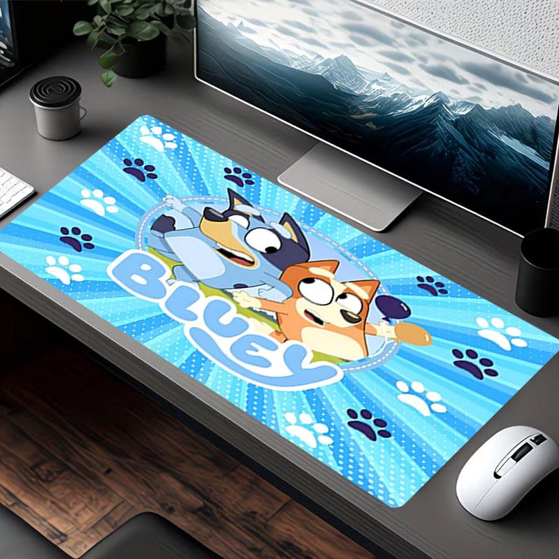 Bluey Print Mouse Pad, for Keyboard Pad Laptop PC Mat for Office Home Use, Desk Decor, Perfect Birthday Gift for Gamers