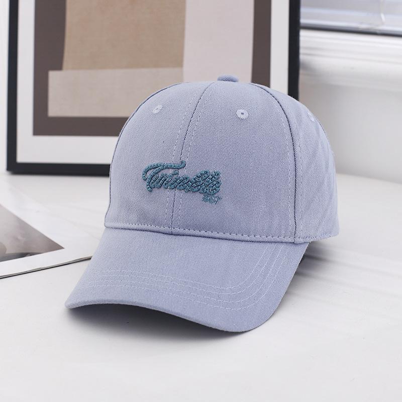 Embroidery Letter Baseball Cap Women'S Spring Summer Versatile Cap Men'S Casual Versatile Outdoor Hat