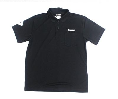 SUW-15404DP Dry Polo Shirt Black White Size L (5066)