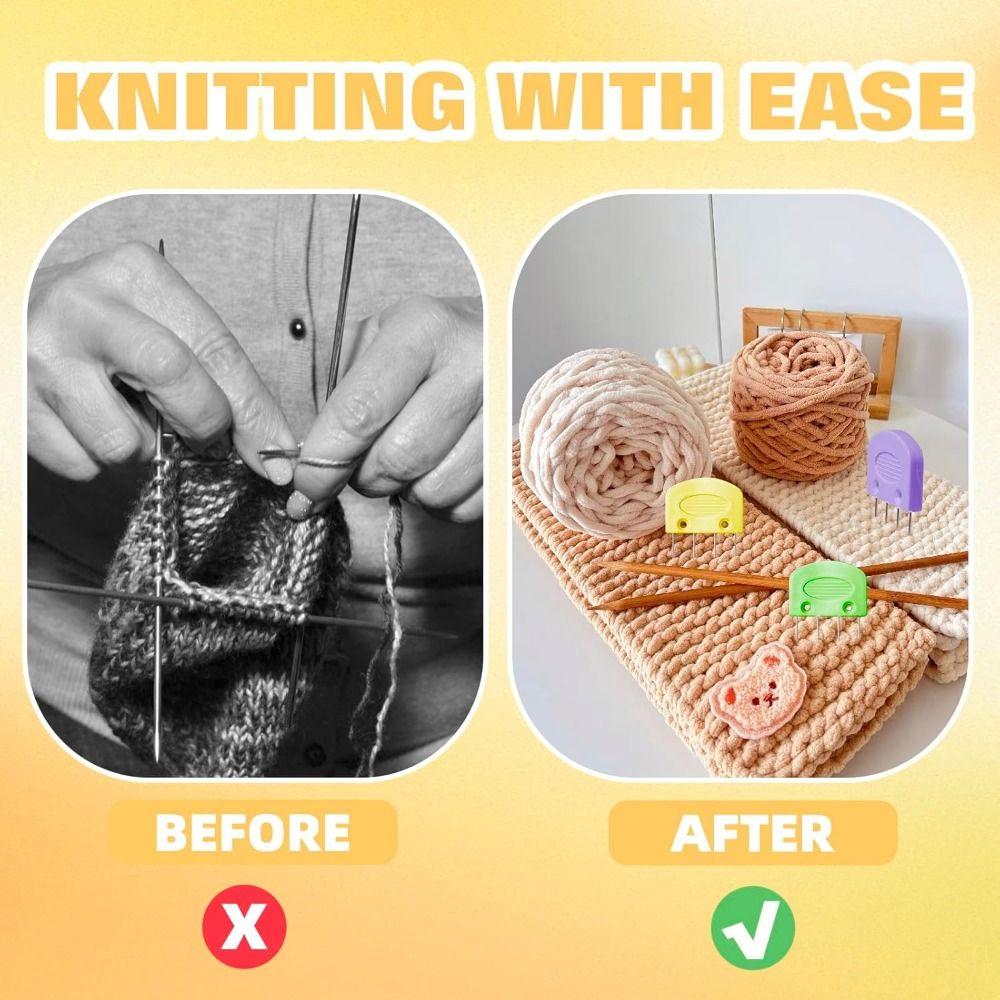 Rostbeständiges Strickblocker-Set Edelstahl Langlebige Strick-Nähwerkzeuge Mehrere Größen Blocking-Kämme Häkelzubehör