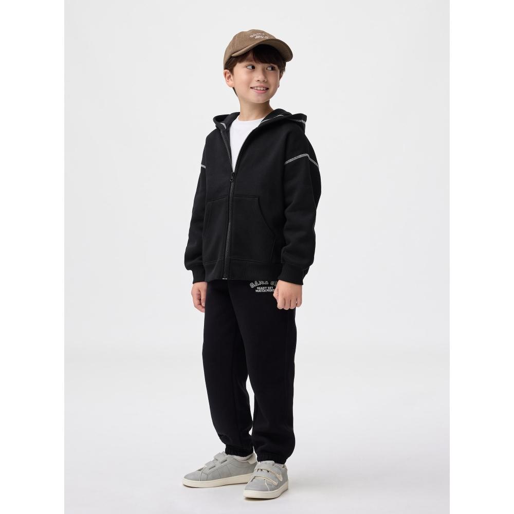 Gu By Uniqlo Kids Heavyweight Sweat Full Zip Hoodie  Unisex 