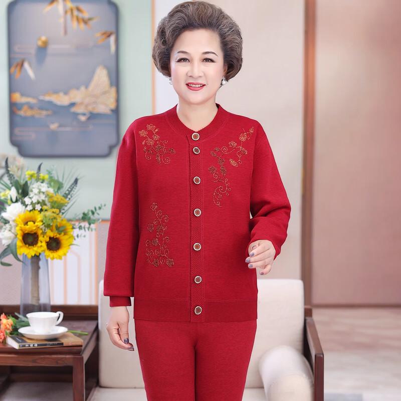 Women's Floral Thermal Long-Sleeve Pajama Set