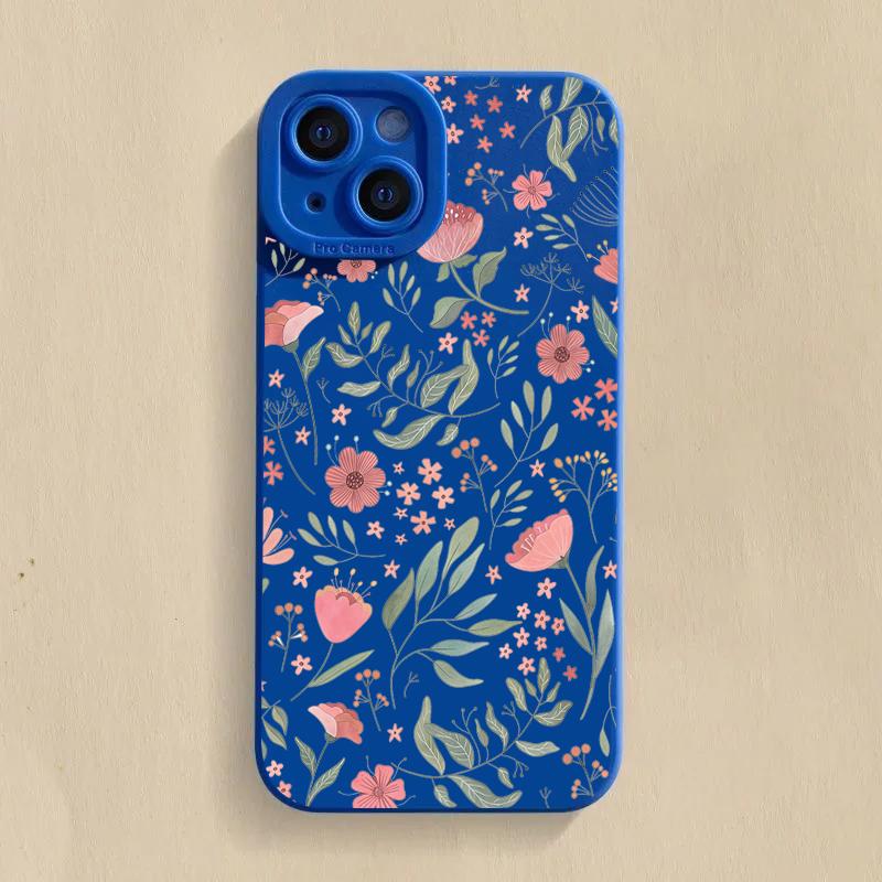 Colorful Flowers Rainbow Phone Case For iPhone 16 15 14 13 12 11 Pro Max 16E 7 8 Pus XR XS X SE2 Shockproof Silicone Soft Cover