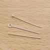 6pcs Real Pure Solid 925 Sterling Silver Needle Pins for DIY Jewelry Making Findings Earring Necklace Connector Part Base